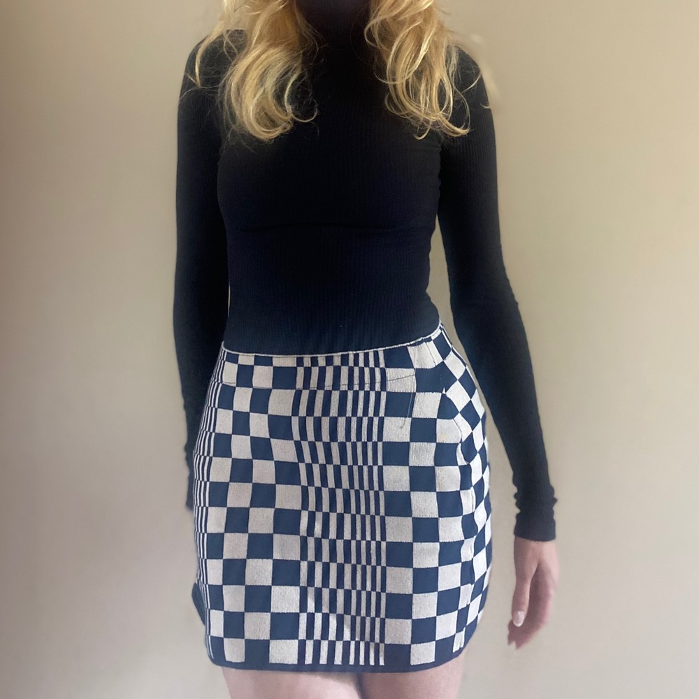UO Checkered Mini Skirt